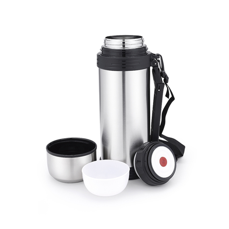 Stainless Steel Push Button Vacuum Insulated Flask