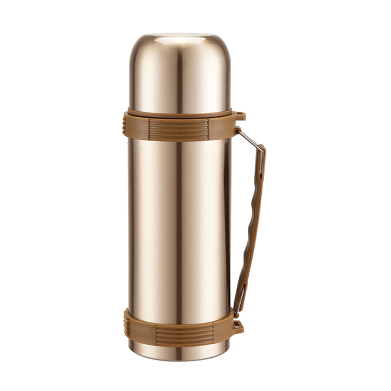 Vacuum Insulated Travel Water Bottle with Foldable Handle