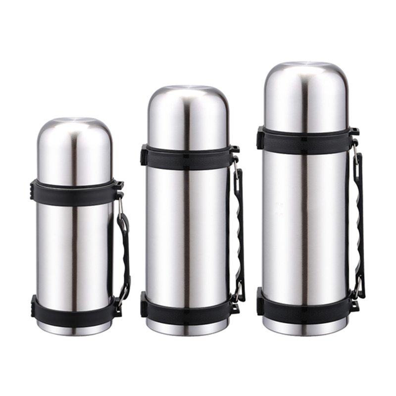 Vacuum Insulated Travel Water Bottle with Foldable Handle