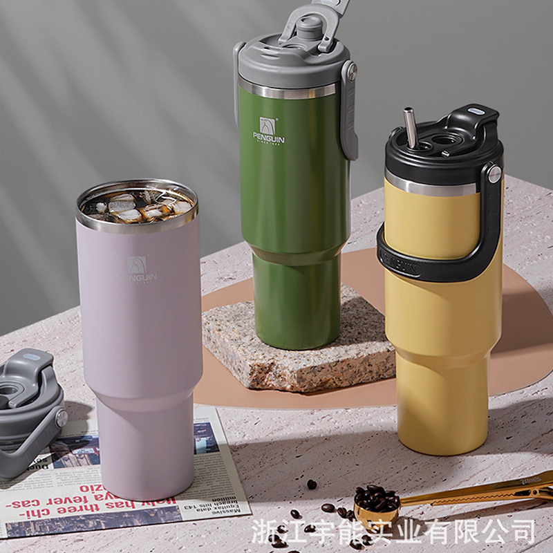 Double Wall Vacuum Leak-Proof Car Thermos Mug