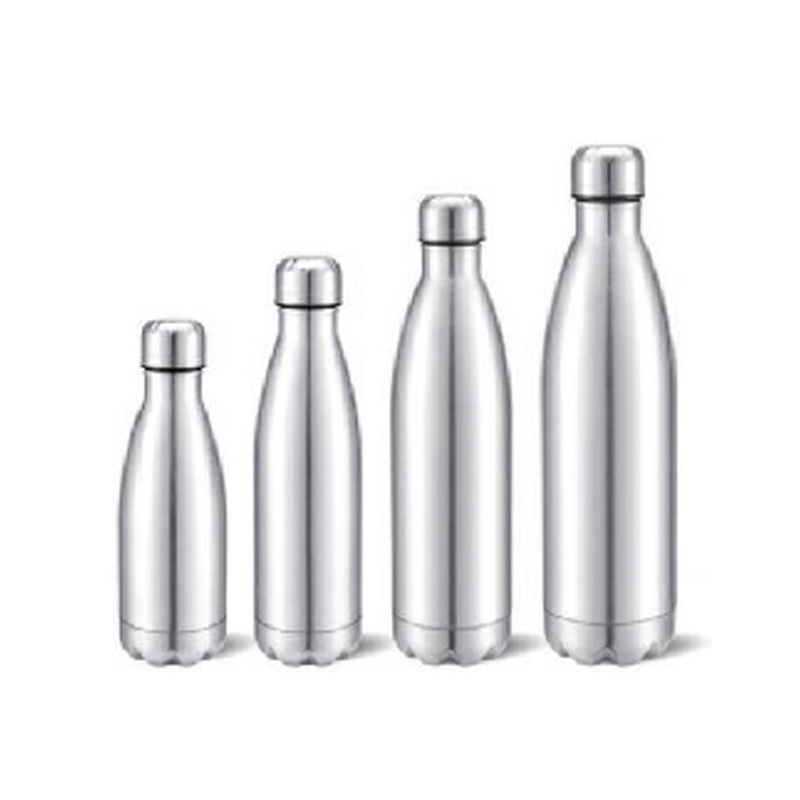 Personality Creative Silver Stainless Steel Coke Bottle