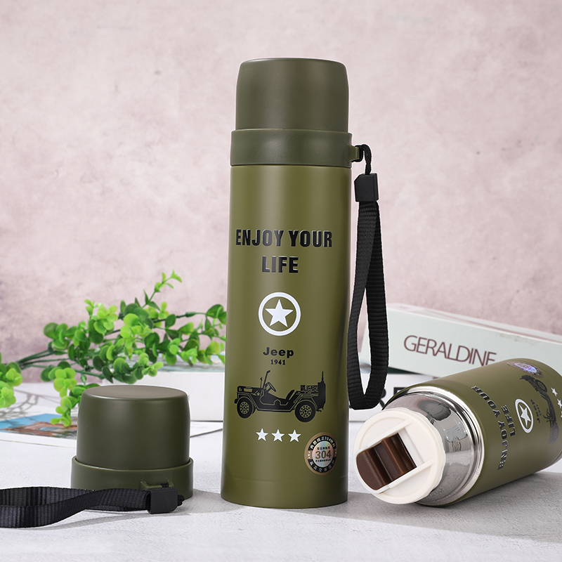 Outdoor Camouflage Stainless Steel Vacuum Thermos