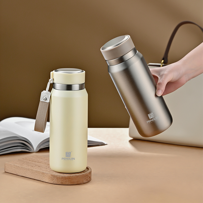 Large Capacity Office Student Insulated Water Bottle