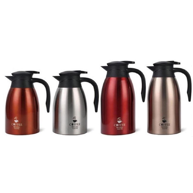 Double Wall Insulated Vacuum Coffee Pot Tea Pot