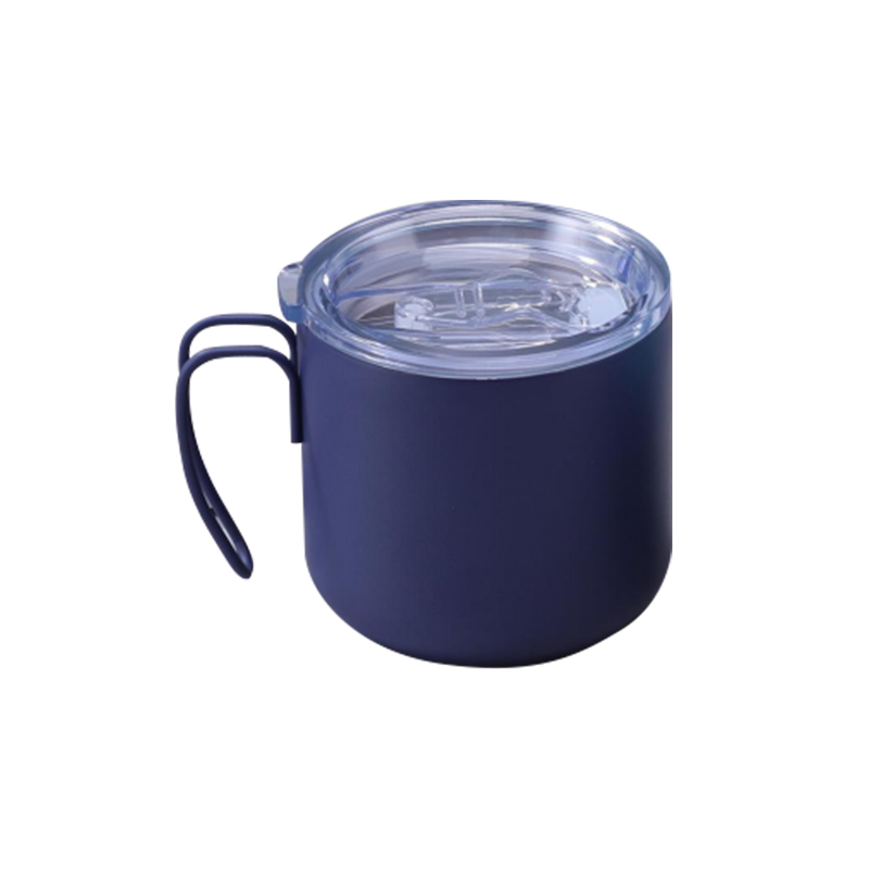 Office Stainless Steel Travel Coffee Mug with Wire Hook